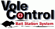 Vole Control Bait Station System